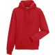 Sweat-Shirt Capuche Authentic Homme, Couleur : Classic Red, Taille : 3XL