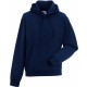 Sweat-Shirt Capuche Authentic Homme, Couleur : French Navy, Taille : 3XL