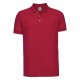 Polo Stretch Homme, Couleur : Classic Red, Taille : 3XL
