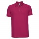 Polo Stretch Homme, Couleur : Fuschia, Taille : 3XL