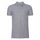 Polo Stretch Homme, Couleur : Light Oxford, Taille : 3XL