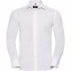 Chemise Homme Oxford Manches Longues, Couleur : White, Taille : S