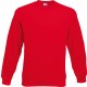 Sweat-Shirt Col Rond Classic, Couleur : Red (Rouge), Taille : 3XL