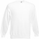 Sweat-Shirt Col Rond Classic, Couleur : White (Blanc), Taille : 3XL