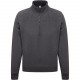 Sweat-Shirt Col Zippé Premium (62-032-0), Couleur : Dark Heather Grey, Taille : XXL