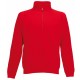 Sweat-Shirt Col Zippé Premium (62-032-0), Couleur : Red (Rouge), Taille : XXL