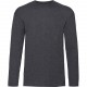 T-SHIRT HOMME MANCHES LONGUES VALUEWEIGHT (61-038-0), Couleur : Dark Heather Grey, Taille : 3XL