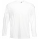 T-Shirt Homme Manches Longues Valueweight (61-038-0), Couleur : White (Blanc), Taille : 3XL