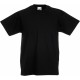 T-Shirt Enfant : Valueweight Kids, Couleur : Black (Noir), Taille : 5 / 6 Ans
