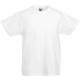 T-Shirt Enfant : Valueweight Kids, Couleur : White (Blanc), Taille : 5 / 6 Ans