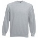 Sweat-Shirt Manches Raglan, Couleur : Heather Grey, Taille : S