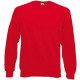 Sweat-Shirt Manches Raglan, Couleur : Red (Rouge), Taille : S