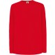T-Shirt Enfant : Lsl Valueweight Kids, Couleur : Red (Rouge), Taille : 3 / 4 Ans