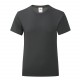 T-Shirt Fille Iconic 150 T, Couleur : Black, Taille : 3 / 4 Ans