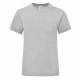 T-Shirt Fille Iconic 150 T, Couleur : Heather Grey, Taille : 3 / 4 Ans