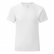 T-Shirt Fille Iconic 150 T, Couleur : White, Taille : 3 / 4 Ans