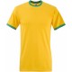 T-SHIRT RINGER VALUEWEIGHT, Couleur : Sunflower / Kelly, Taille : S