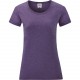 T-Shirt Femme Valueweight (61-372-0), Couleur : Heather Purple, Taille : XS
