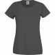 T-shirt Femme Original-T (Full Cut 61-420-0), Couleur : Light Graphite, Taille : XS