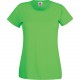 T-shirt Femme Original-T (Full Cut 61-420-0), Couleur : Lime (Vert Citron), Taille : XS