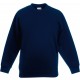 Sweat-Shirt Enfant Col Rond Classic (62-041-0), Couleur : Deep Navy, Taille : 3 / 4 Ans