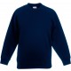 Sweat-Shirt Enfant Col Rond Classic (62-041-0), Couleur : Navy, Taille : 3 / 4 Ans
