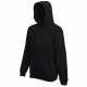Sweat-shirt capuche Premium, Couleur : Black (Noir), Taille : L