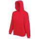 Sweat-shirt capuche Premium, Couleur : Red (Rouge), Taille : L