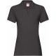 Polo Femme Premium, Couleur : Black, Taille : 38 (S)