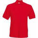 Polo Heavy 65/35, Couleur : Red (Rouge), Taille : 3XL