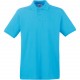 Polo Premium (63-218-0), Couleur : Azur Blue, Taille : 3XL
