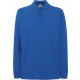 Polo Manches Longues Premium (63-310-0), Couleur : Royal Blue, Taille : 3XL