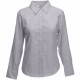 Chemise Femme Oxford Manches Longues, Couleur : Oxford Grey, Taille : L