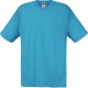 T-Shirt Manches Courtes : Full Cut, Couleur : Azur Blue, Taille : S