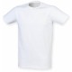 T-Shirt Homme Extensible Col Rond : Feel Good T, Couleur : White (Blanc), Taille : S