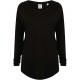 T-shirt femme Slounge, Couleur : Black (Noir), Taille : L
