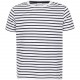 T-Shirt Rayé enfant, Couleur : White / Oxford Navy, Taille : 11 / 12 Ans