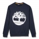 Sweatshirt Core Tree Col Rond, Couleur : Dark Sapphire / White, Taille : S