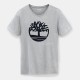T-Shirt Bio Brand Tree, Couleur : Medium Grey Heather, Taille : S