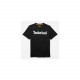 T-Shirt Bio Brand Line, Couleur : Black, Taille : S