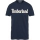 T-Shirt Bio Brand Line, Couleur : Dark Sapphire, Taille : S