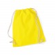 Gymsac en Coton, Couleur : Yellow (jaune), Taille : 