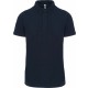 Polo Col Boutons Pression Manches Courtes Homme, Couleur : Navy, Taille : XS