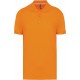 Polo Manches Courtes Homme, Couleur : Orange, Taille : 3XL