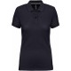 Polo Manches Courtes Femme, Couleur : Navy, Taille : XS