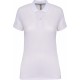 Polo Manches Courtes Femme, Couleur : White, Taille : XS