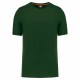T-Shirt Col Rond Écoresponsable Homme, Couleur : Forest Green, Taille : XS