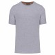 T-Shirt Col Rond Écoresponsable Homme, Couleur : Oxford Grey, Taille : XS