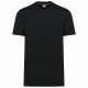T-Shirt Écoresponsable Manches Courtes Unisexe, Couleur : Black, Taille : XXS