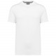 T-Shirt Écoresponsable Manches Courtes Unisexe, Couleur : White, Taille : XXS